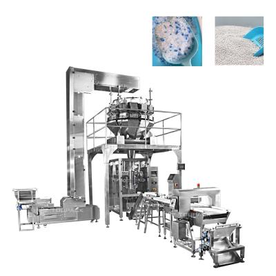 China Automatic Dry Cat Dog Pet Food Bag Packing Machine Crystal Cat Litter Pouch Packing for sale