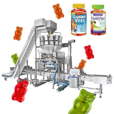 China Automatic Bear Gummy Candy Filling Machine Sugar Lump Counting And Filling Machine for sale