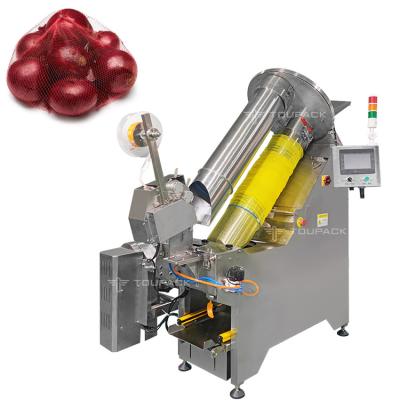 China Semi Auto Mesh Bag Net Packing Machine For Onion Net Bag Sealing Clipping Packing Machine for sale