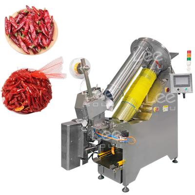 China Dry Red Pepper Fruit And Vegetable Packaging Machine Net Bag Packaging Production Line for sale