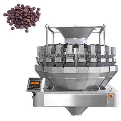 China Automatic Vertical Multihead Weigher Filling Chocolate Coffee Bean Packing Machine for sale