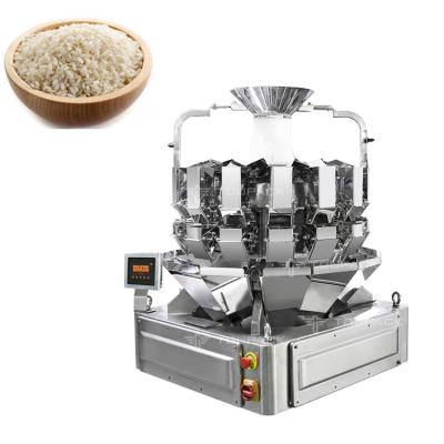 중국 14 Buckets Automatic Multihead Weigher 1kg 2kg 5L Cereals Food Grain Rice Bag Packing Machine 판매용