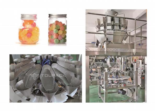 Gummies weighing system technical diagram