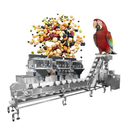 China Automatic Multihead Weigher for Parrot Food Packing 2.5kg for sale