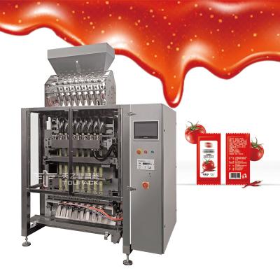 China Máquina automática de embalagem de molho de tomate multi-lane à venda
