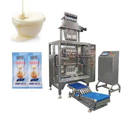 China Máquina Automática de Embalagem de Sachês Multi-Faixas para Enchimento de Líquidos à venda