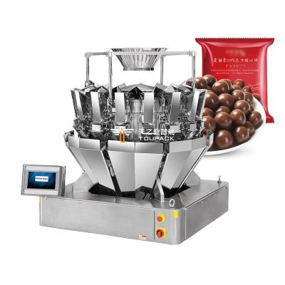 China Máquina de Empacotamento com Pesagem Automática de 14 Cabeças 220V para Salgadinhos à venda