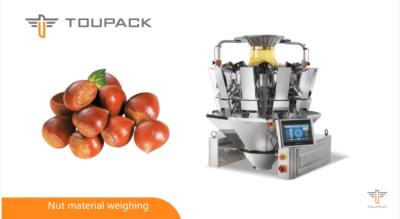 China PLC Computer Control 80WPM 2.5L Nuts Packing Machine 14 Heads for sale