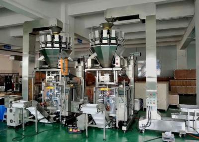 China Máquina de embalagem vertical do pesador de 1-2kg 50bpm Multihead, máquina de empacotamento do selo da suficiência à venda