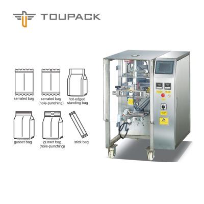 China Control 100bags/Min Snack Food Packaging Machine, empaquetadora del PLC de las palomitas en venta