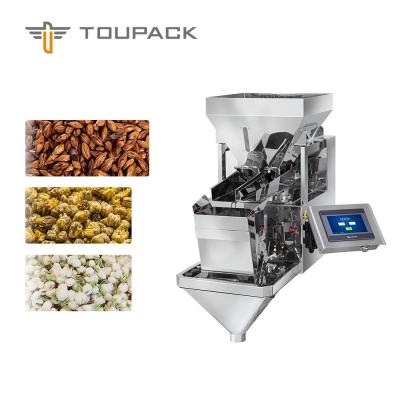 China IP65 Single Head Weigher Packing Machine For Melon Seeds Chrysanthemum Tea for sale