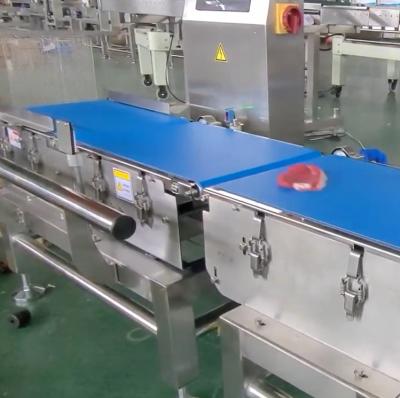 China Máquina de classificação do peso do pesador da verificação da correia de CW220 120 BPM à venda