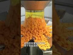 Packaging machine for puffed food