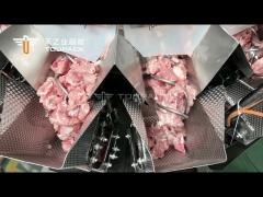 TOUPACK 16 Head Screw Multihead Weigher For 1000g Rib weighing