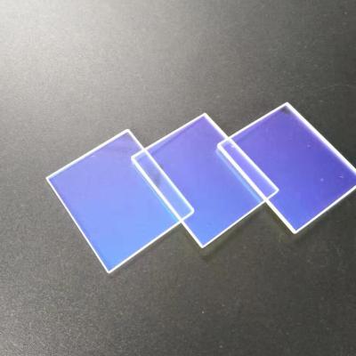 China High Precision Machining 25.4*25.4*2mm  Glass Dichroic Filter for sale