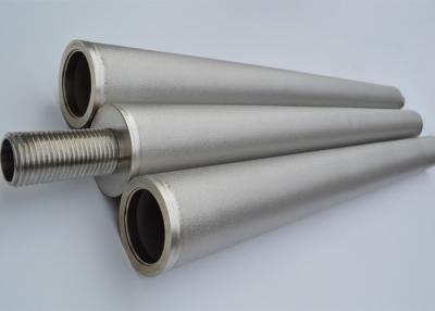 China Fluid Filtration metal Sintered filter Pipe , Porous tube Cylinder with high strength and sturdy and durable for sale