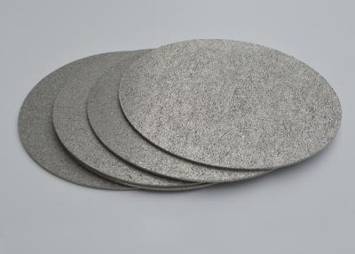 China Muffler Noise Reduction Sintered Plate , Sintered Filter Disc Without Particle Shedding for sale