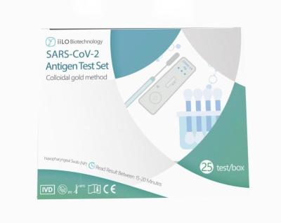 China Plastic Antigen Swab Test Kit 	99% Accuracy 25 Test/Box for sale