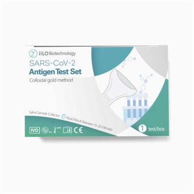 China SARS-CoV-2 Antigen Self Test Set Saliva Sample Collector 1 test/box for sale