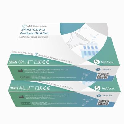 China Fast Reaction Rapid Antigen Self Test Kit 5 Test/Box for sale