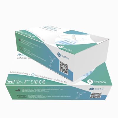 China Plastic SARS-CoV-2 Antigen Self Test Kit 5 Test/Box iiLO for sale