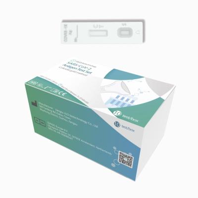 China 99% Accuracy Antigen Self Test Kit Plastic SARS-CoV-2 Class III for sale