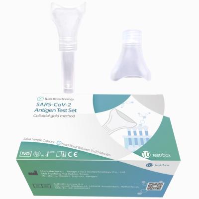 China Saliva Antigen Self Test Kit Sample Collector 10 Test/Box for sale