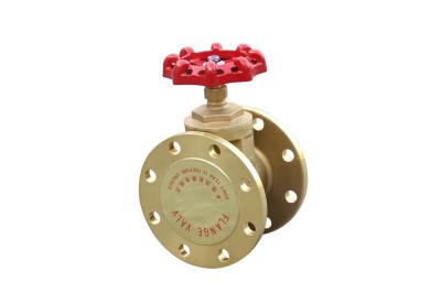 China 2 way Flanged connection Brass Gate Valve Medium Pressure For Transformer for sale