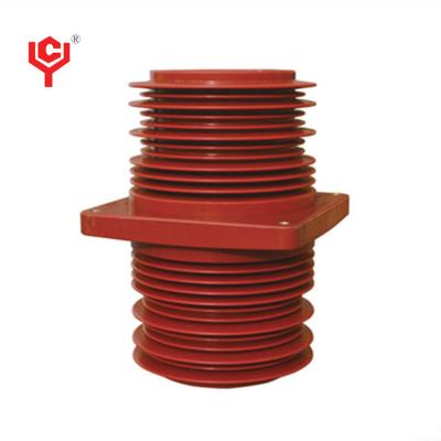 China Tear Proof Epoxy Resin Electrical Insulator Red Condenser Bushing In Transformer for sale