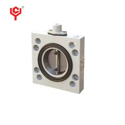 China Manual DN80 Butterfly Valve Vacuum 105℃  High Performance 180mm for sale