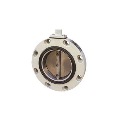 China Stainless Steel Vacuum Eccentric Butterfly Valve 300mm Round With Lock for sale