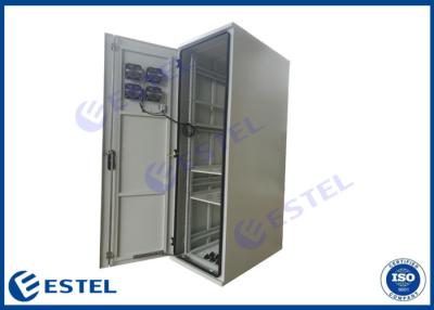 China Fan Cooling 42U RAL7035 Outdoor Telecom Enclosure for sale