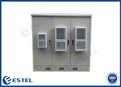China 3 Front Door IP55 Three Compartment Telecommunication Enclosure for sale