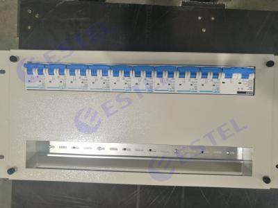 China DIN Rail 5U Telecom Rectifier With 10 Way Circuit Breakers for sale