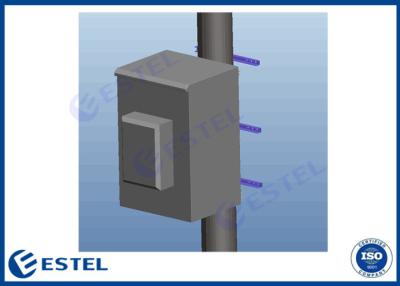 China Double Wall 9U ISO9001 Outdoor Pole Mount Enclosure for sale