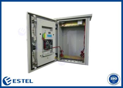 China Pole Mounted Outdoor Telecom Enclosure Hot Dip Galvanized Steel Cabinet for sale