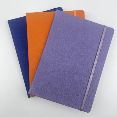 China Notebook Impressão de diário personalizado com fita elástica com capa de PU à venda