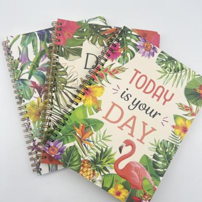China Practical Notebook Diary Printing Services Hardcover Flexibound With Stickers for sale