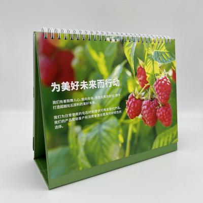 China Monthly Calendar Printing Services Offset Printing Custom Standing Desk Calendar for sale