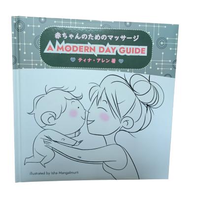 Cina Glossy Lamination Baby Education books for Massage Guide in vendita