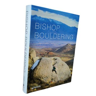 China Bishop Bouldering. Impresión personalizada de libros de escalada con papel de arte de cubierta suave cosida por Smyth. en venta