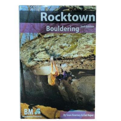 China Rocktown Bouldering ∙ Rock Climbing Book Impresión CMYK Impresión offset con encuadernación cosida por Smyth en venta