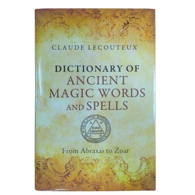 China Dictionary Of Ancient Words And Spells | Glossy Laminated Mysticism Textbook Printing Service for sale