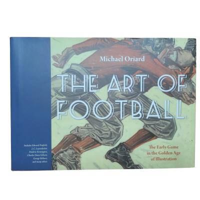China El arte del fútbol. CMYK Offset Imprimido Libro de Arte de tapa dura Laminado Brillante Páginas interiores Smyth Cosido en venta