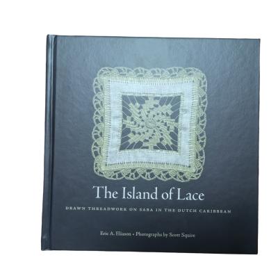 中国 The Island of Lace | Customized Arts Literature Glossy Inner Pages Finish For Brands Book Printing Services 販売のため