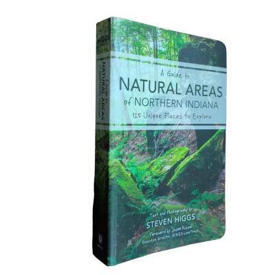 China Full Color Offset Printing 80gsm Rounded Corner Textbook Printing Service for Northern Indiana Natural Areas Guide en venta