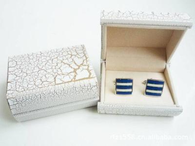 Китай Случай коробки запонки для манжет белых человеков кожаный/держателя запонки для манжет для двойной кнопки запонки для манжет продается