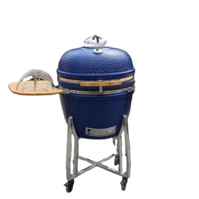 China 22 Inch Charcoal Ceramic Kamado Grill With Grill Cover en venta