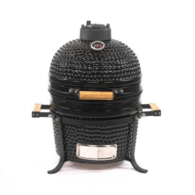 China Middle Charclal BBQ Ceramic 38cm 15 Inch Kamado Grill Garden for sale