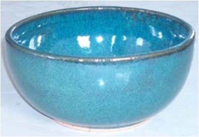 China Round 32x16cm Ceramic Indoor Pots , Decorative Ceramic Pots For Indoor Plants for sale